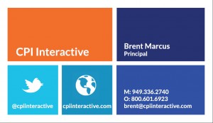 Brent Marcus Business Card